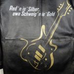 Lederjacke Airbrushdesign für Musiker