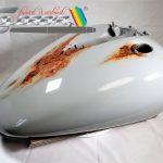 Yamaha Dragster Tank Airbrushlackierung