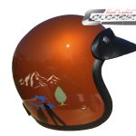 Jethelm mit persönlichen Alpendesign