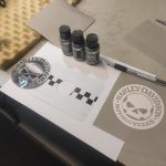 Harley Davidson Tanklackierung