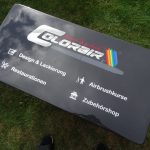 Echtcarbonplatte 1 Meter x 50 cm mit Airbrush