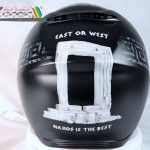 Portara Greek Design auf einen Shoei Helm