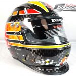 Persönliches Kart Design auf Zamb Carbonhelm