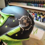 Shoei Neotec mit BMW GS Design