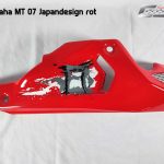 Yamaha MT 07 Lackierung Airbrush, rechte Seite