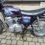 Honda CB 750 Airbrush Lackierung Pink Floyd