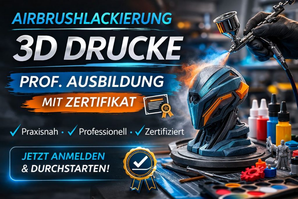 3D-Druck PLA lackieren – Profi-Tipps & Airbrush-Techniken für perfekte Oberflächen