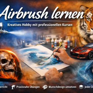 Airbrush Gutschein &ndash; Bilder Malkurs Schnupperkurs & Basiskurse & Einsteiger Intensivkurse